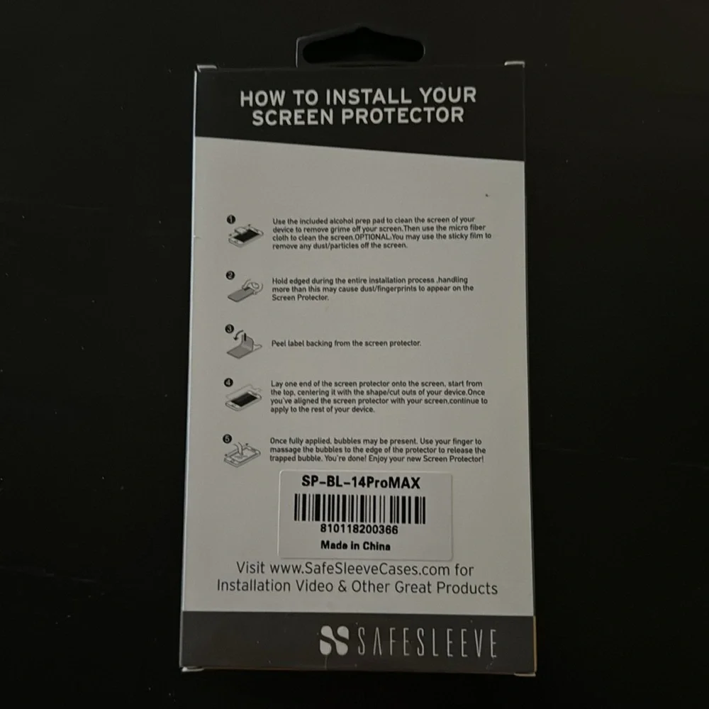 Safesleeve blue light screen protector